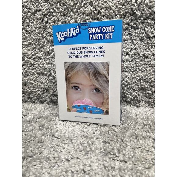 Kool Aid Snow Cone Party Kit 20 Cups & 20 Spoon Straws New - Picture 11 of 12